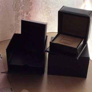 Authentic Chopard ring box and outside box.